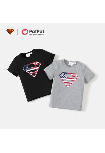 Superman Kid Boy Independence Day Short-sleeve Tee