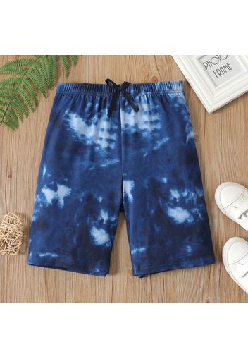 Kid Boy Casual Tie Dyed Elasticized Shorts