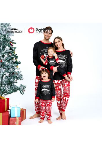 Christmas Vacation Family Matching Christmas Snowflake Top and Allover Pants Pajamas Sets