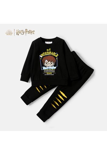 Harry Potter 2-piece Toddler Boy Cotton Undesirable Sweatshirt And Solid Pants Set