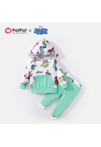 Peppa Pig 2-piece Baby Boy George and Dino Sweatshirt and Pants Set