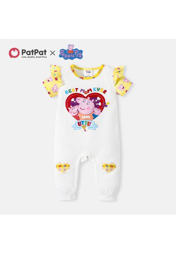 Peppa Pig Baby Boy/Girl Allover Print Short-sleeve Jumpsuit