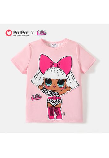 L.O.L. SURPRISE! Kid Girl Cartoon Print Short-sleeve Tee