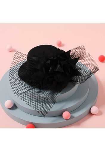 Mesh and Top Hat Decor Hair Clip for Girls