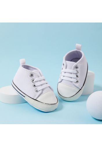 Baby / Toddler Simple Solid Lace Up Prewalker Shoes