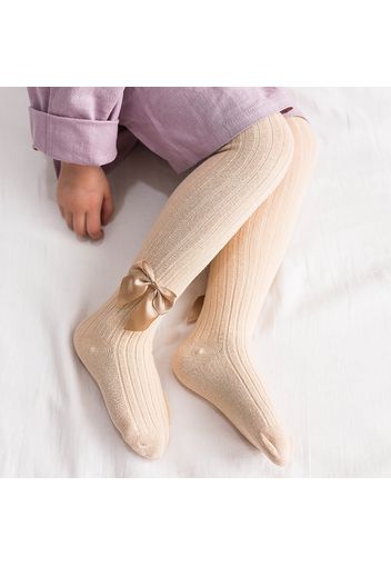 Baby / Toddler / Kid Solid Bowknot Stockings (Various colors)