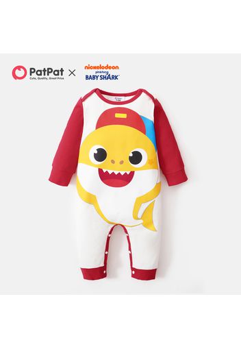 Baby Shark Big Graphic Cotton Jumpsuit for Baby