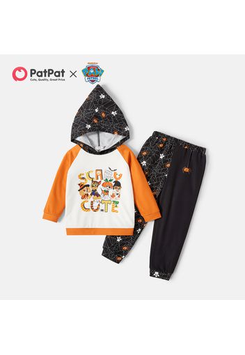 PAW Patrol 2-piece Toddler Boy Halloween Spider Pattern Hooded Sweatshirt and Pants Sets