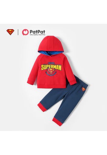 Superman 2-piece Baby Boy 'Dad is My Superman' Sweatshirt and Solid Pants