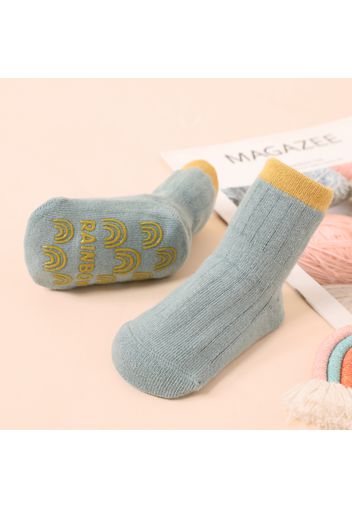 Baby / Toddler Color Block Non-slip Crew Socks