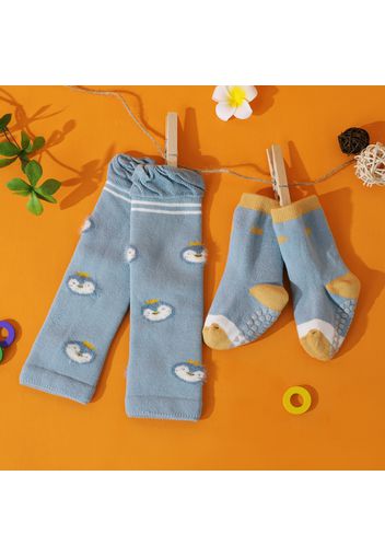 Baby / Toddler Soft Stretchy Cartoon Socks and Knee Pad for Crawling