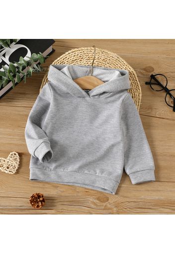 Baby Boy/Girl Solid Long-sleeve Hoodie