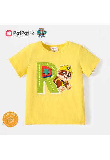 PAW Patrol Toddler Boy Letter Print Short-sleeve Cotton Tee