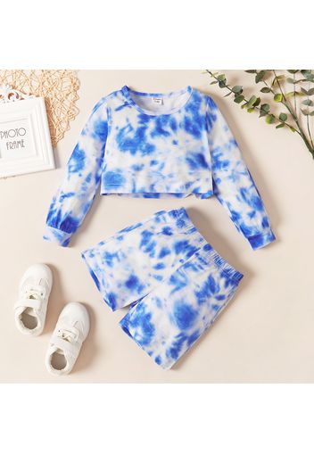 Toddler Girl Tie Dye Top & Shorts Set