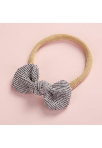 Pretty Bowknot Solid Hairband for Girls