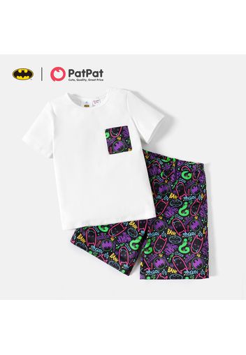 Batman 2-piece toddler Boy Cotton Tee and Allover Shorts Set