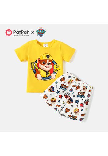 PAW Patrol 2-piece Toddler Boy Graphic Cotton Tee and Allover Short Set