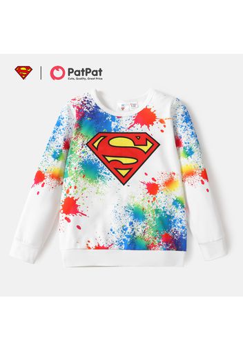 Justice League Kid Boy Painting Print Pullover Sweatshirt