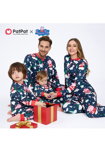 Peppa Pig Family Matching Zip-up Christmas Onesies Pajamas