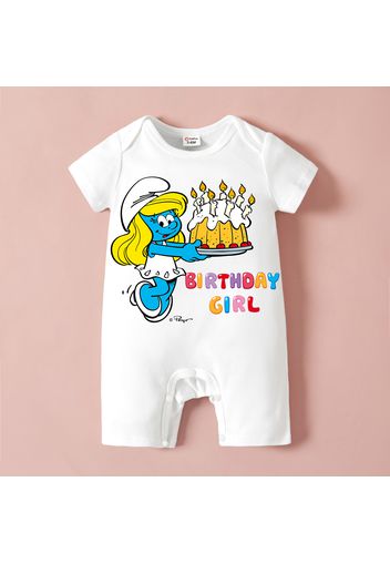 Smurfs Baby Boy/Girl First Birthday Cake Cotton One Piece