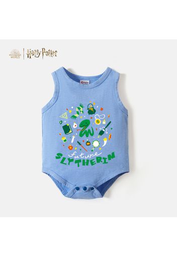 Harry Potter Baby Boy/Girl Graphic Short-sleeve Cotton Romper