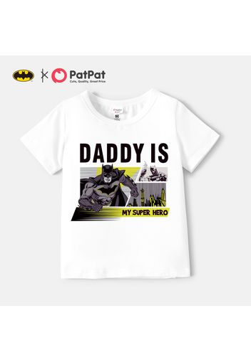 Justice League Toddler Boy/Girl Father's Day Letter Print Short-sleeve CottonTee