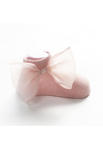 Baby / Toddler Solid Tulle Bowknot Decor Socks