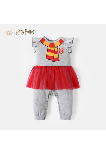 Harry Potter Baby Boy/Girl Graphic Short-sleeve Jumpsuit