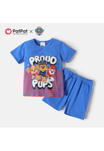 PAW Patrol 2-piece Toddler Boy Proud Pups Cotton Tee and Shorts Pants