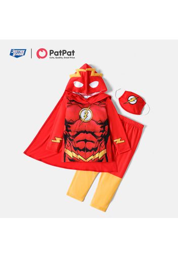 Justice League Toddler Boy/Girl Super Heroes Cosplay Costume With Hooded Cloak and Face Mask