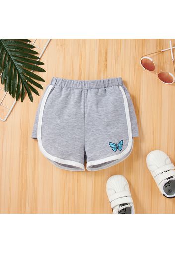 Toddler Girl Butterfly Print Shorts