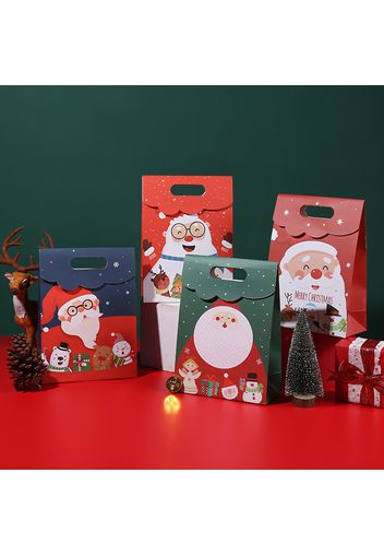 2-pack Christmas Gift Bags Packaging Bag Self Adhesive Goodies Bags for Christmas Party Supplies