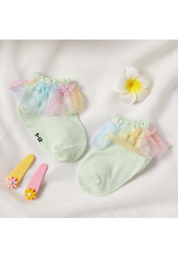 Baby / Toddler / Kid Mesh Flounced Socks