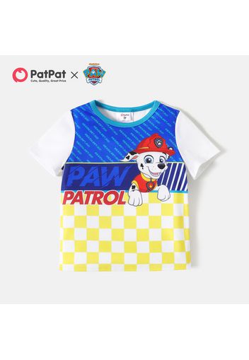 PAW Patrol Toddler Boy Letter Print Colorblock Short-sleeve Tee