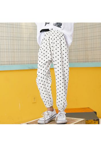 Kid Girl Polka dots Casual Ankle-length Pants