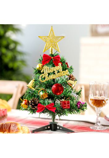 Tabletop Christmas Tree Mini Artificial Christmas Tree with Lights for Table Desk Decoration