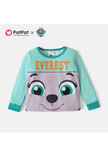 PAW Patrol Toddler Girl/Boy Pup Face Colorblock Long-sleeve Tee