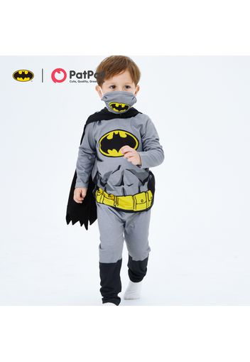 Justice League Toddler Boy/Girl Super Heroes Cosplay Costume With Hooded Cloak and Face Mask