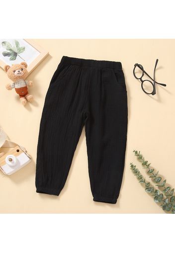 Toddler Boy/Girl Solid Color Casual Elasticized Pants