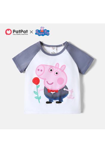 Peppa Pig Toddler Boy/Girl Color Short Raglan Sleeve Tee