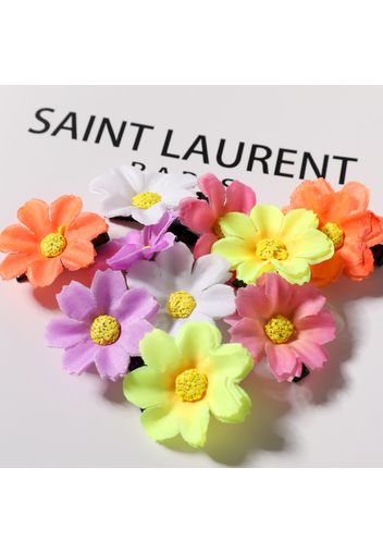 10-pack Cute Flower Hair Clips Hair Accessories Set for Girls