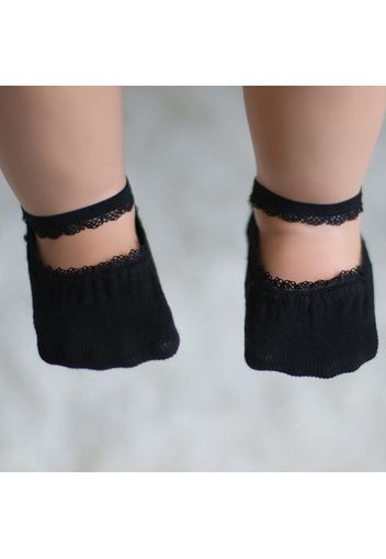 Stylish Solid Lace Design Invisible Socks