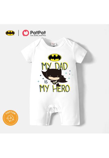 Superman Father's Day Baby Boy/Girl 100% Cotton Graphic Short-sleeve Romper