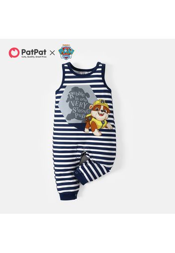 PAW Patrol Little Boy/Girl Graphic Striped Short-sleeve Jumpsuit