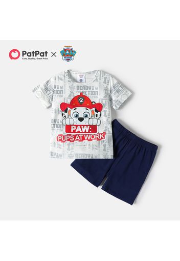 PAW Patrol 2-piece Toddler Boy Paper-look Tee and Solid Pants Set