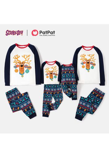 Scooby-Doo Family Matching Antler Top and Allover Pants Christmas Pajamas Sets