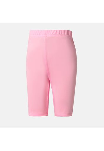 Kid Girl Solid Color Elasticized Leggings Shorts