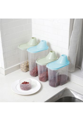 Airtight Food Storage Containers, Kitchen Pantry Organization and Storage, Plastic Canisters with Durable Lids