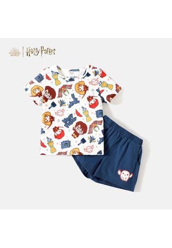 Harry Potter 2-piece Toddler Boy Figure Animal Print Tee and Elasticized Shorts Set