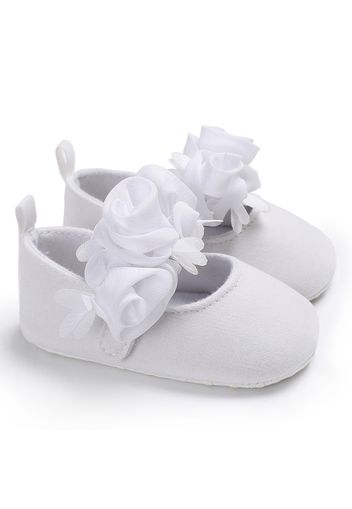 Baby / Toddler Flower Decor Princess Solid Shoes